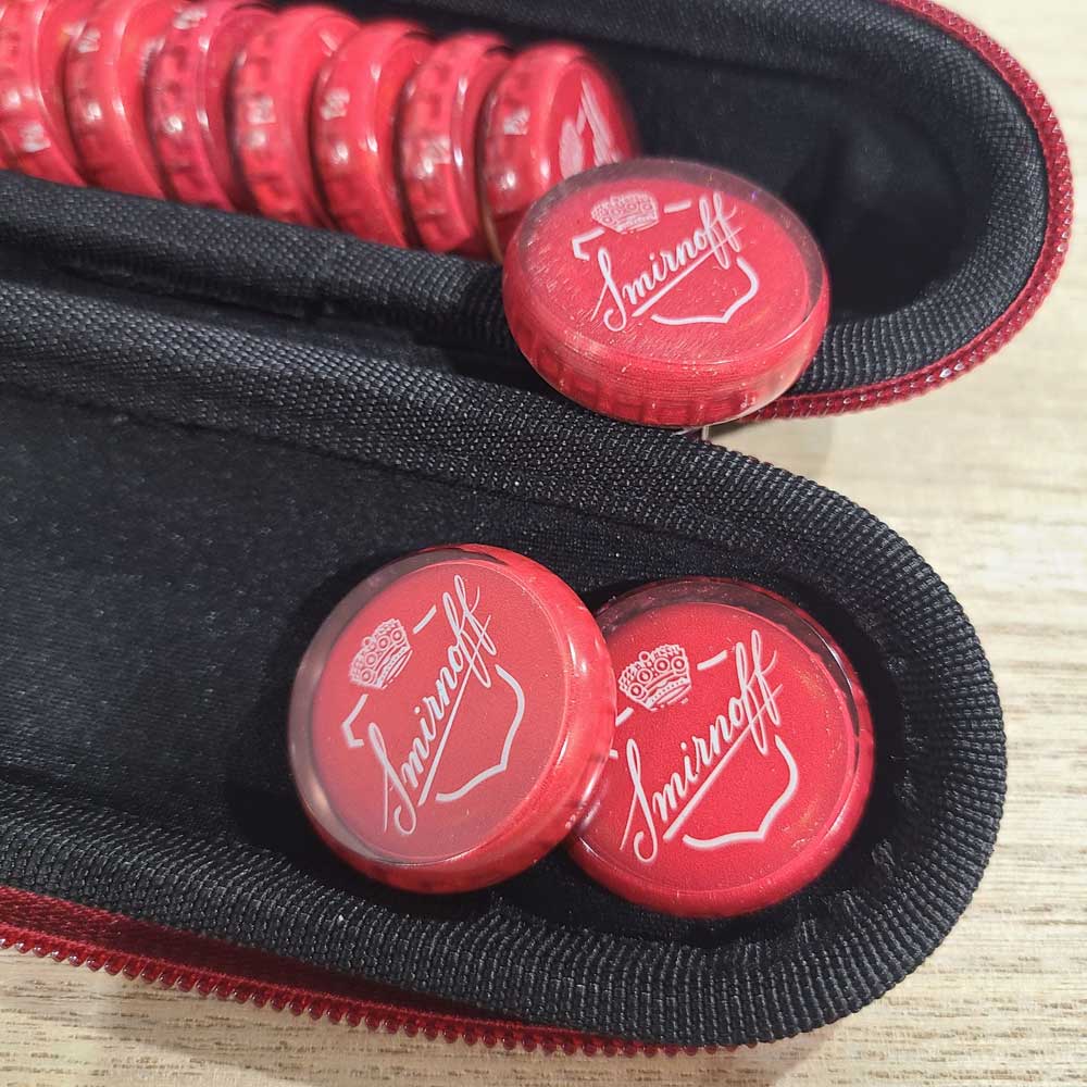 Bottle Cap Resin Crokinole Discs, Brand Sets - Image 22