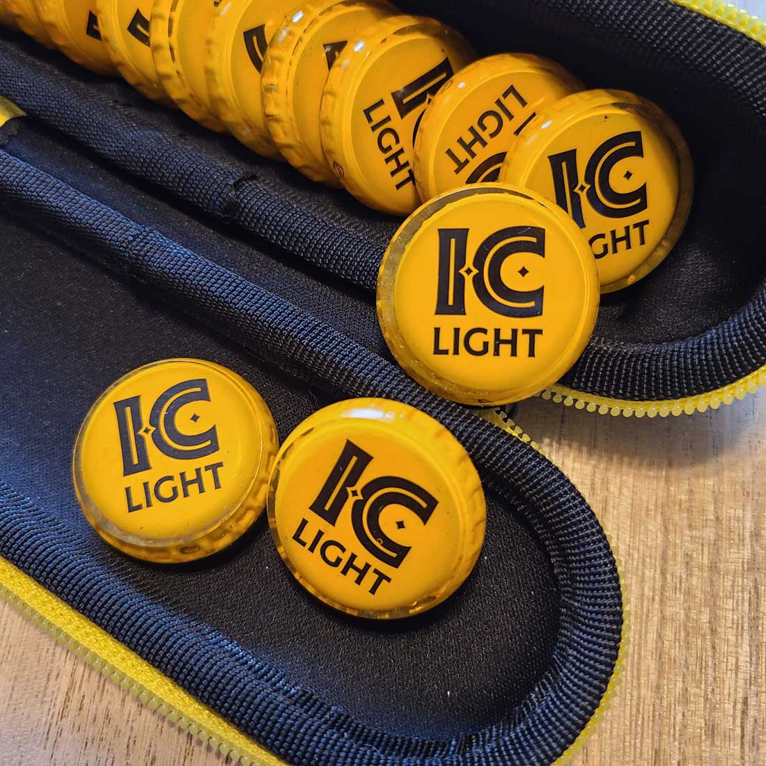 Bottle Cap Resin Crokinole Discs, Brand Sets - Image 4